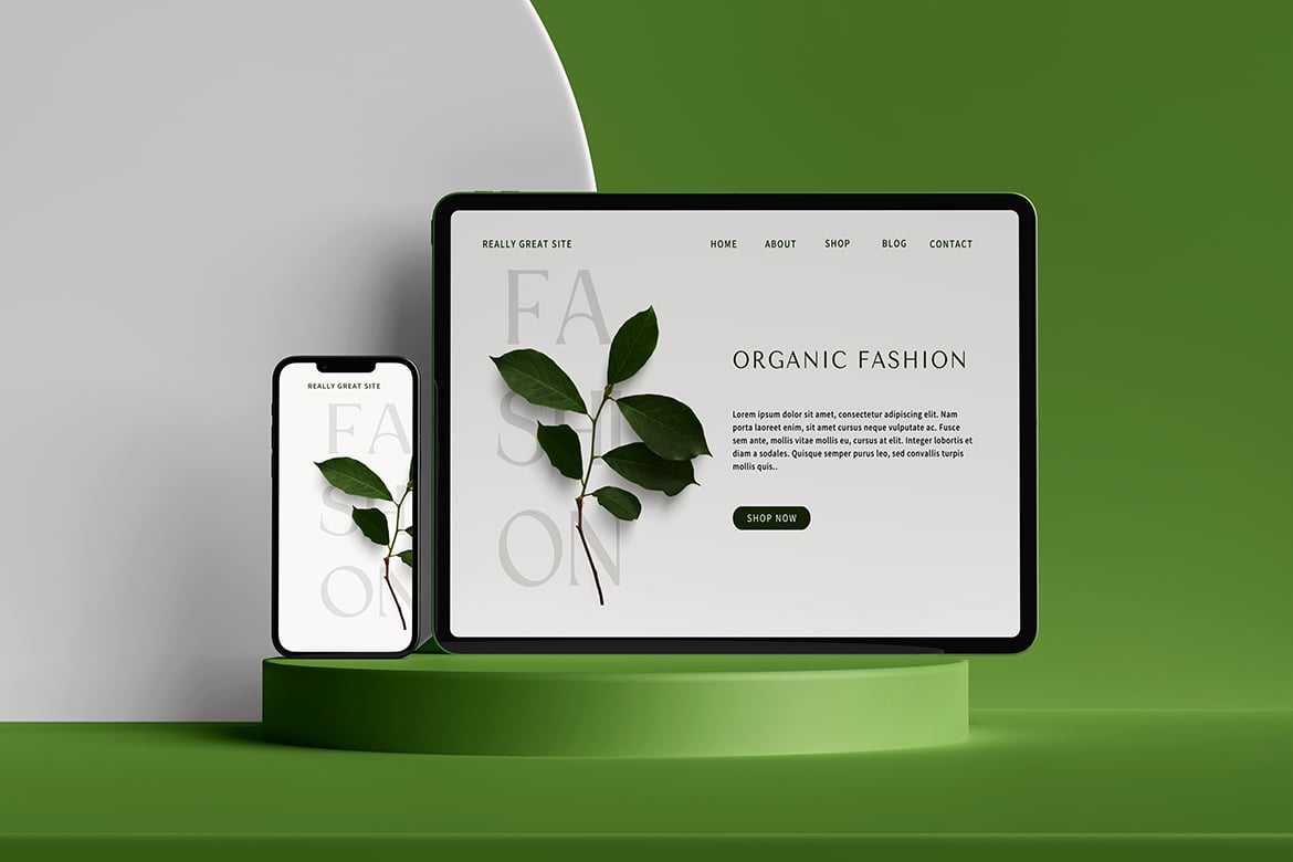 iPad Pro with Smartphone Mockups（515264）